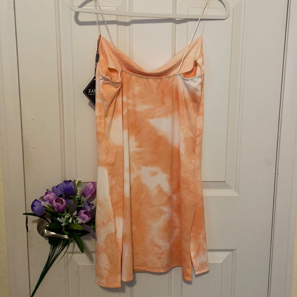 Zaful cream sleeveless dress.